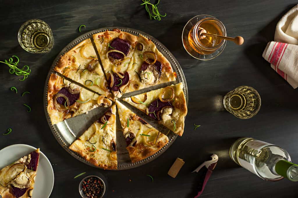 Recette Pizza chèvre et miel