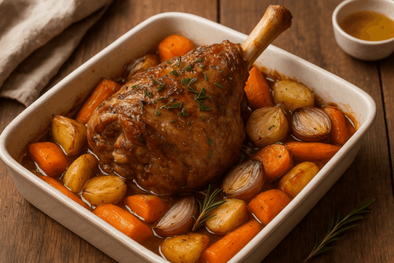 temps cuire une souris d’agneau au four