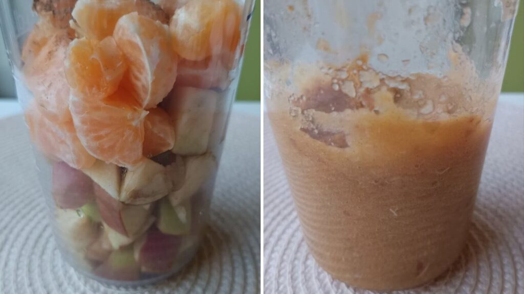 Smoothie pomme-clémentine 4
